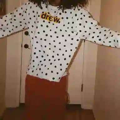 Drew House Secret LS Tee White