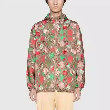 GUCCI FW21 Nylon Jacket Brown