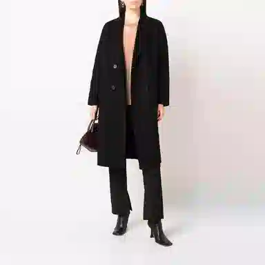 Emporio Armani FW21 Black Coat