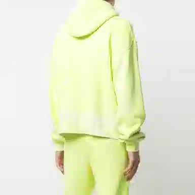 Alexander Wang Logo Tie-Dye Hoodie Yellow