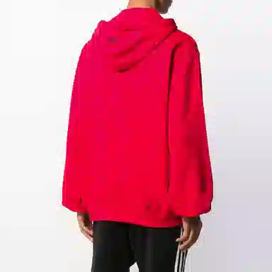 GCDS FW21 Logo Hoodie Red
