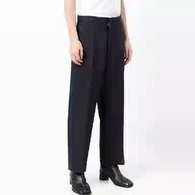 Maison Margiela FW21 Logo Casual Pants Black