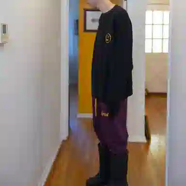 Drew House FW21 Mascot Waffle Sweater Black