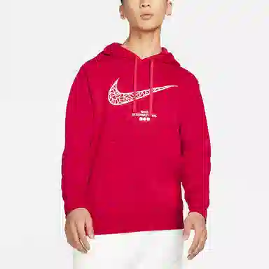 Nike CNY Logo Hoodie Red