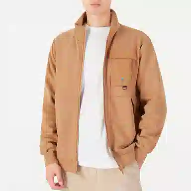 Puma Casual Pattern Loose Jacket Khaki