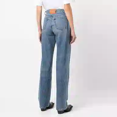 Alexander Wang SS22 Cat Whisker Logo Jeans