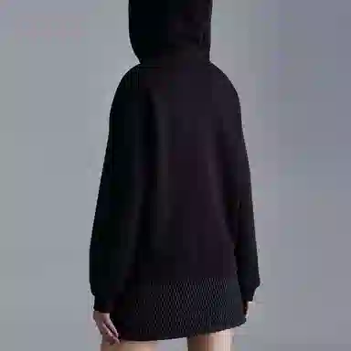 Moncler FW22 Logo Hoodie Black