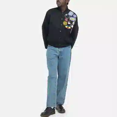 Stussy SS22 Baseball Jacket Black