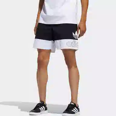 adidas Originals Logo Print Shorts
