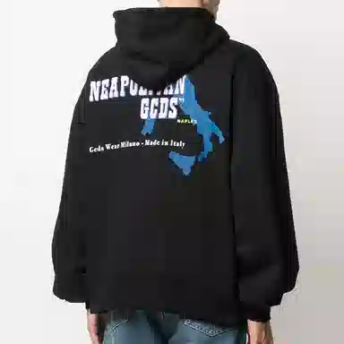 GCDS Tom and Jerry Hoodie Black