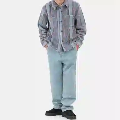 Stussy FW 23 Stripe Sherpa Shirt