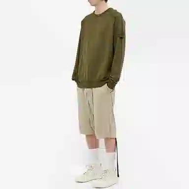 Stone Island Ghost Pieces Sweatshirt Military Green