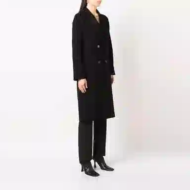 Emporio Armani FW21 Black Coat