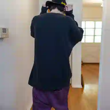 Drew House FW21 Mascot Waffle Sweater Black