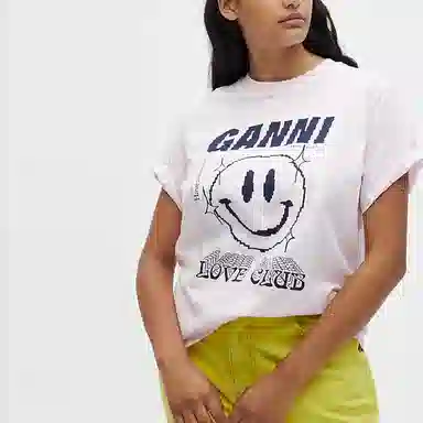 GANNI SS22 Love Club T