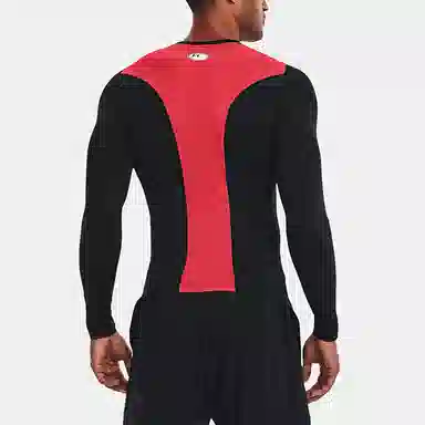 Under Armour Logo Long Sleeve Compression Shirt Black