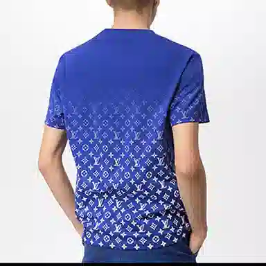 Louis Vuitton FW22 Logo Crewneck Blue