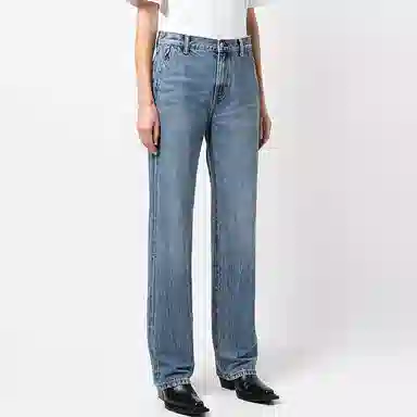 Alexander Wang SS22 Cat Whisker Logo Jeans