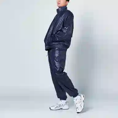 acme de la vie ADLV Letter Zip Jacket Navy