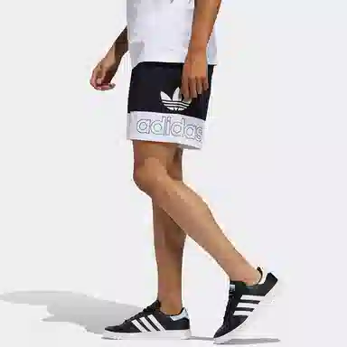 adidas Originals Logo Print Shorts