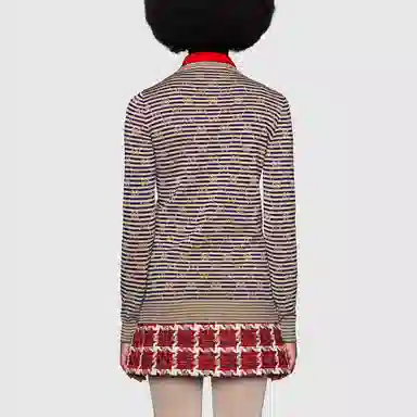 Gucci SS21 Striped Logo Sweater