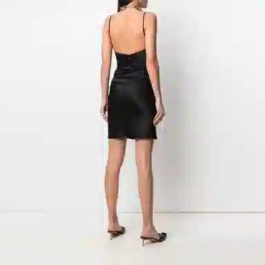 GCDS SS21 Black Dress