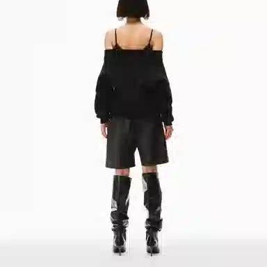 Alexander Wang SS22 Satin Strap Sweater