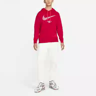 Nike CNY Logo Hoodie Red