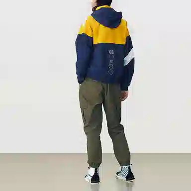 Vans Logo Print Hooded Jacket