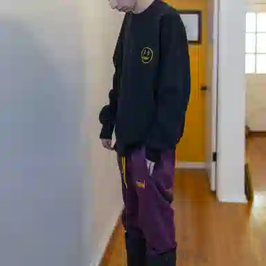 Drew House FW21 Mascot Waffle Sweater Black