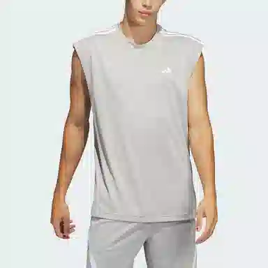 adidas All-world Sleeveless Tank Tee Logo