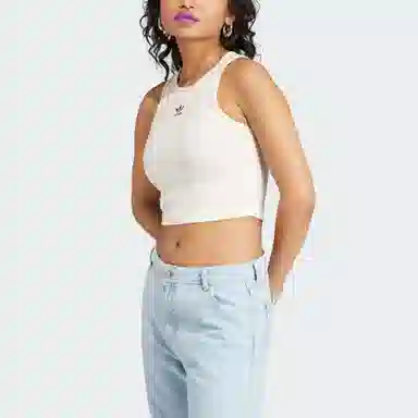 adidas originals Essentials Rib Tank Top Logo