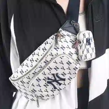 MLB Monogram Cream White