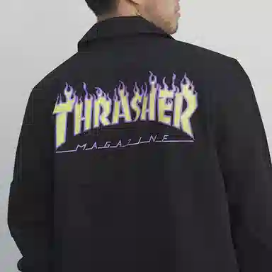 Thrasher Coach Jacket Black