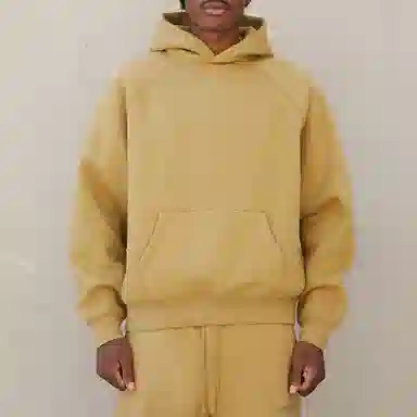 Fear of God Essentials FW21 Pullover Hoodie Amber Logo