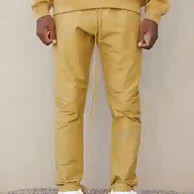 Fear of God Essentials FW21 Track Pant Amber Logo