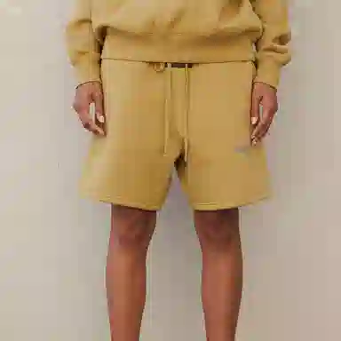 Fear of God Essentials FW21 Sweatshort Amber Logo