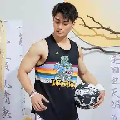 匹克 国创龙九子系列 龙生九子系列 无袖透气圆领运动篮球背心 男款