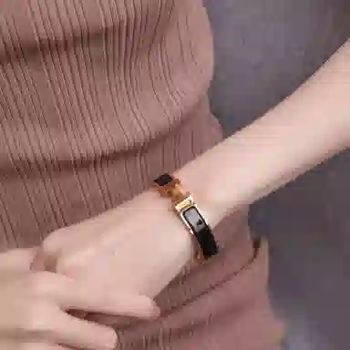 Hermes Clic H Black Gold