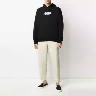 Stussy 2 Bar Hoodle Logo Hoodie