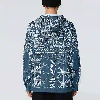 Li-Ning Graphic Print Pullover Navy