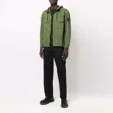 Stone Island SS22 Compass Badge Hooded Jacket