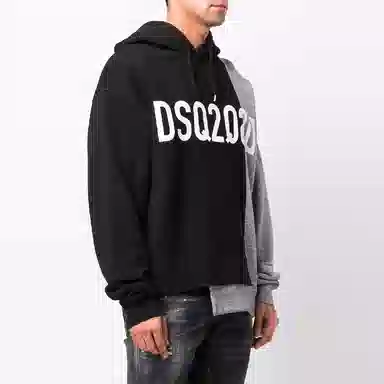 DSQUARED2 Logo Hoodie Black