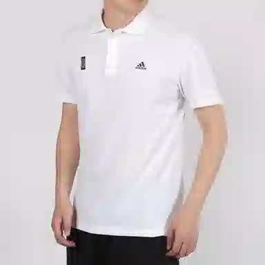 adidas WJ Polo Badge Short Sleeve White
