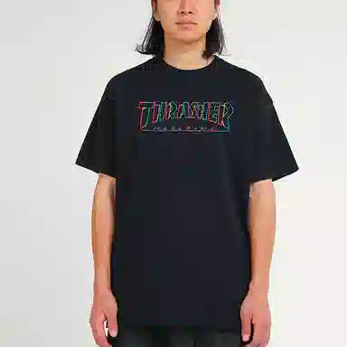 Thrasher Rainbow Flame Tee