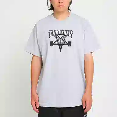 Thrasher Racing T-Shirt Grey