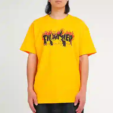 Thrasher Crows T-Shirt Gold