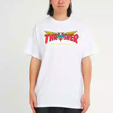 Thrasher Wings Tee White