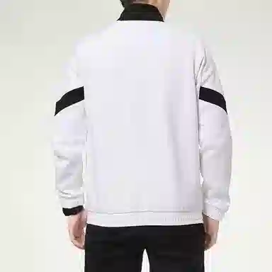 Puma Logo Knit Jacket White