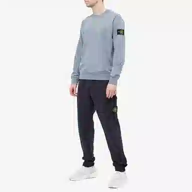 STONE ISLAND Garment Dyed Crew Sweat